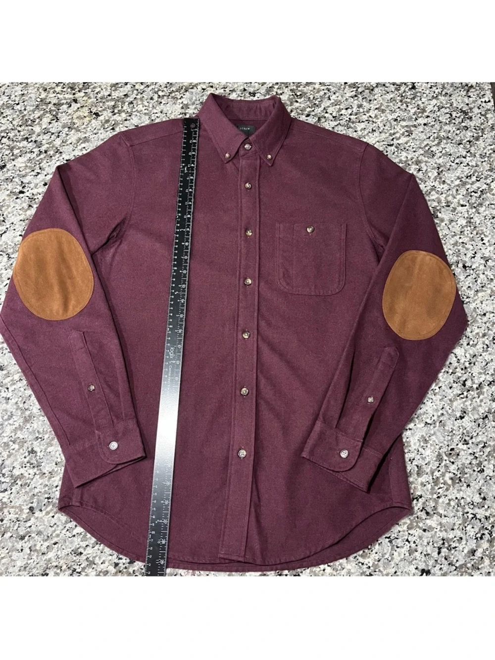 J Crew Shirt S Classic Burgundy
